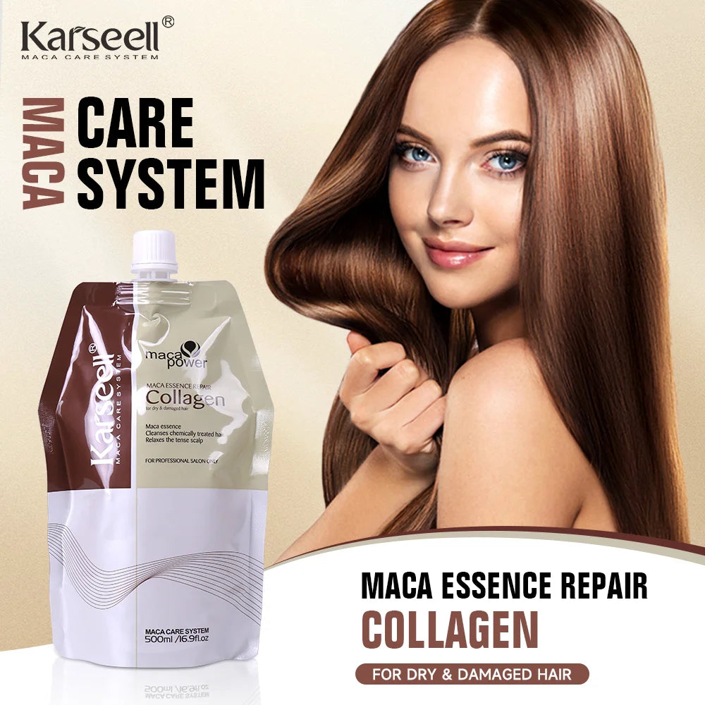 Karseell Collagen Hair Mask 500ml – Trattamento Riparatore Intensivo