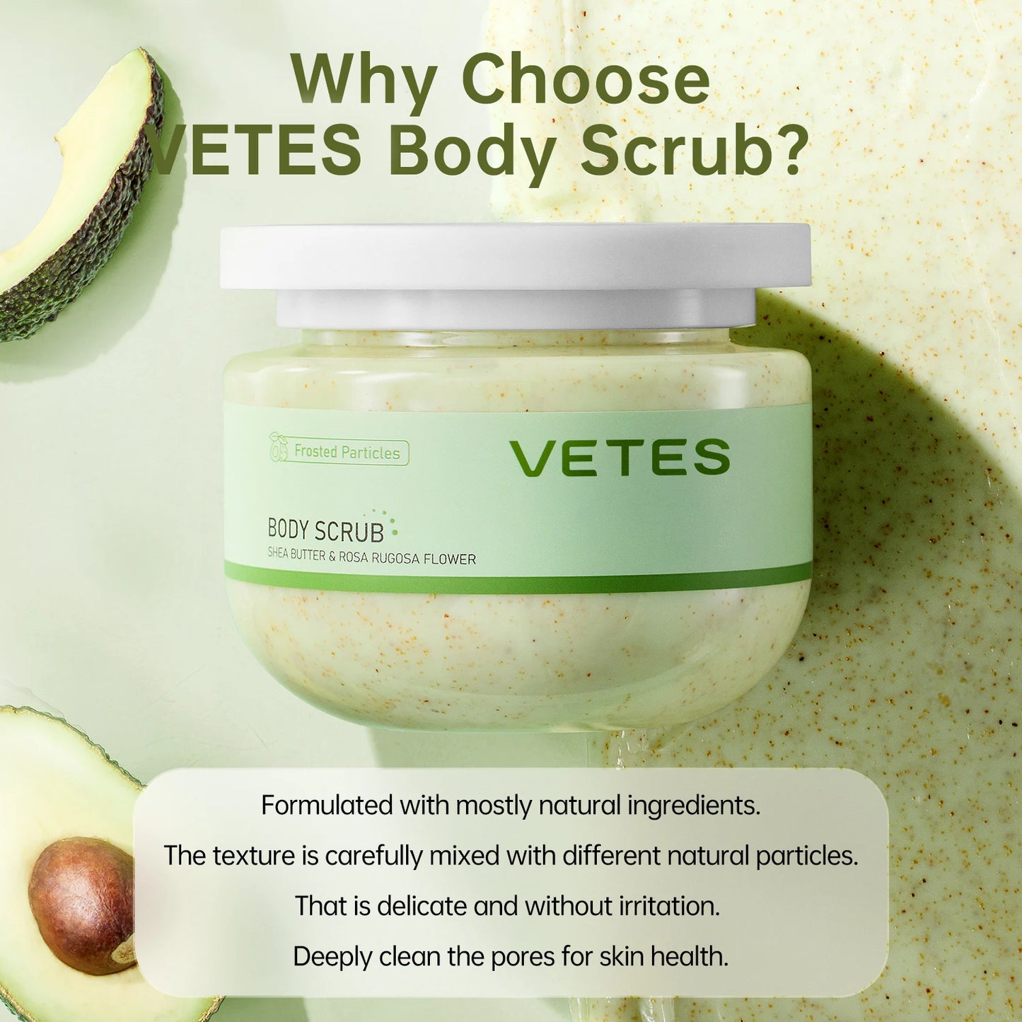 VETES Remove Dead Skin Body Scrub 250g
