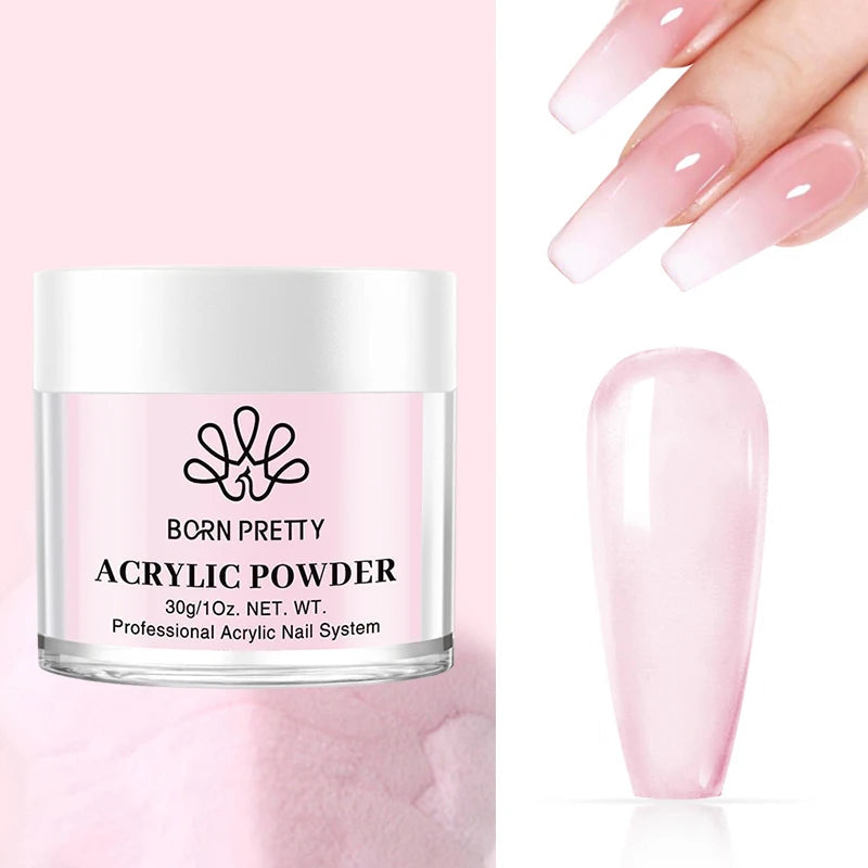 Born Pretty Polvere Acrilica per Unghie 30g