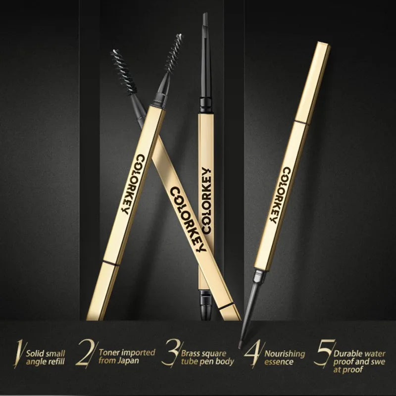 Colorkey Double-Ended Eyebrow Pencil – Waterproof & Long-Lasting