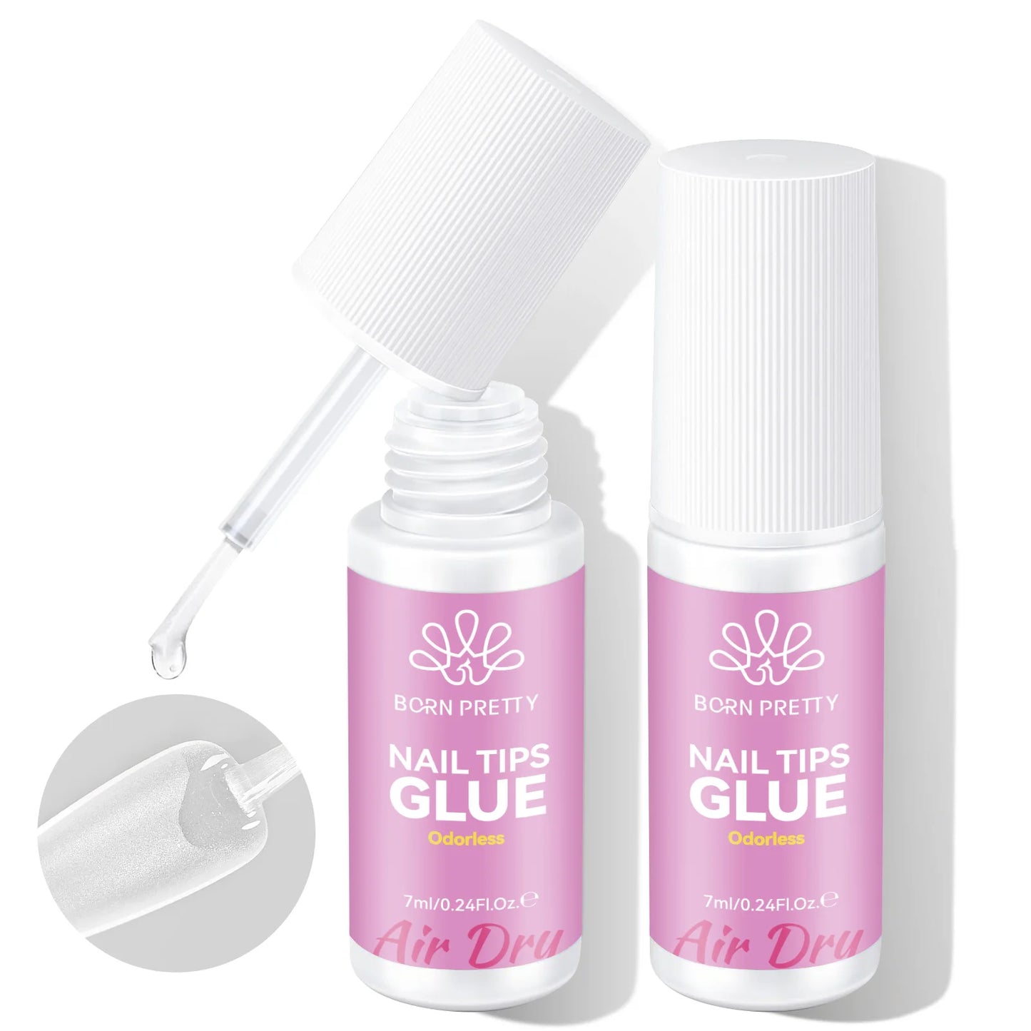 Born Pretty Colla e Remover per Unghie Finte 7ml e 20ml