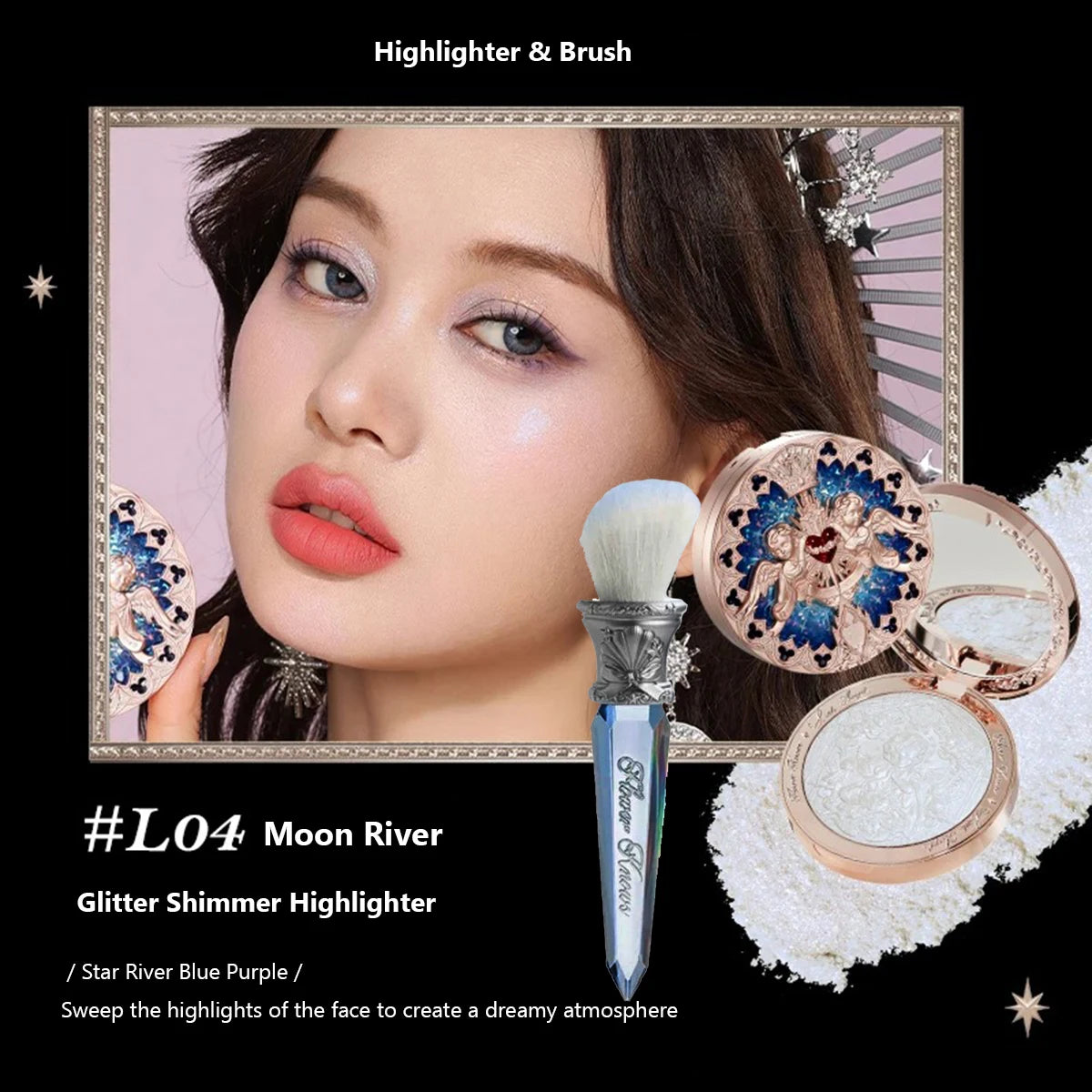 Flower Knows Little Angel Collection Relief Highlighter & Setting Powder 8g