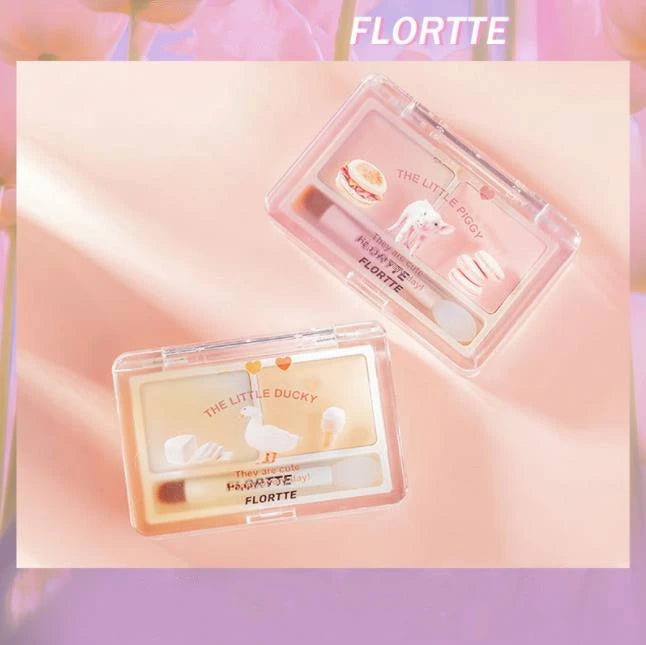 FLORTTE 2-Color Double Texture Highlighter