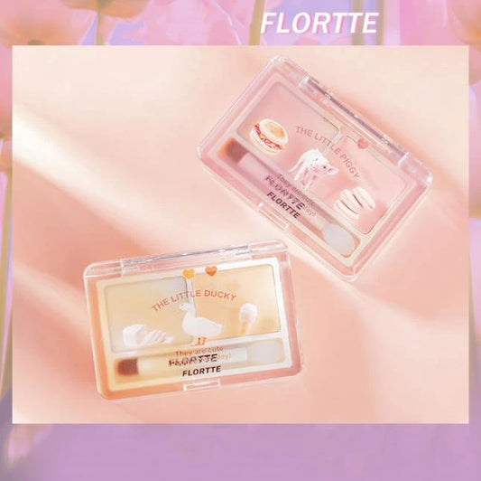 FLORTTE 2-Color Double Texture Highlighter