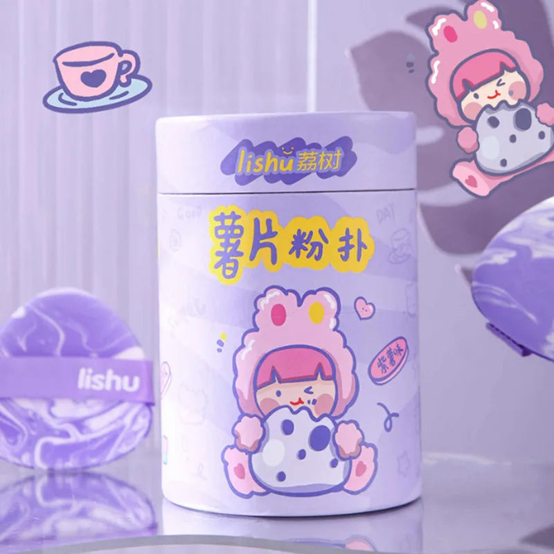 Lishu Set 6 Puff Marble