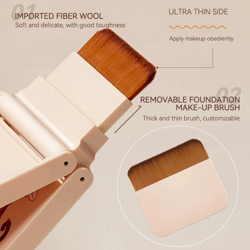 GECOMO Traceless Brush Puff Case