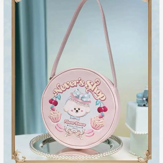 Flower Knows – Never's Shop Series Pink Cosmetic Bag & Coin Purse