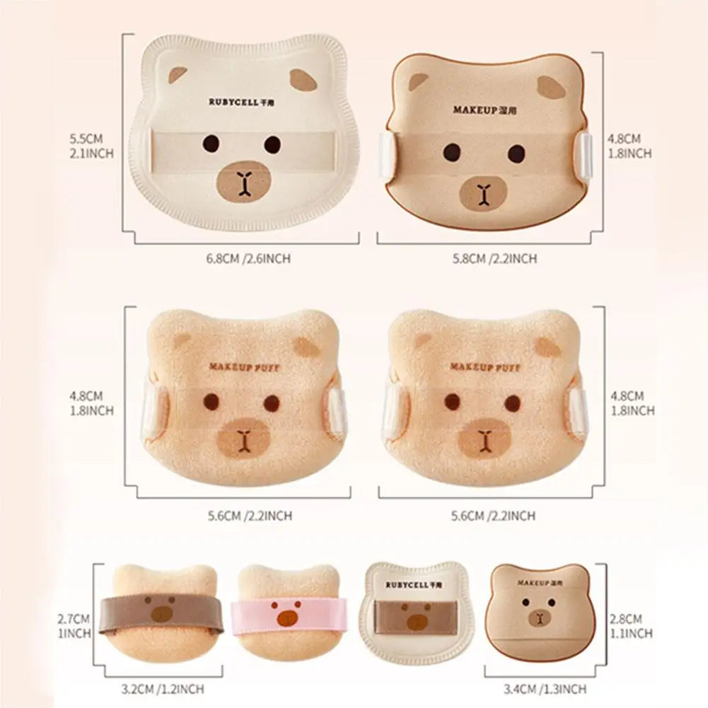 GECOMO Powder Puff Set – Wet & Dry Use