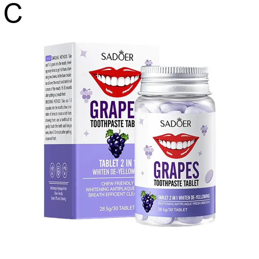 SADOER Dentifricio Solido in Compresse Multigusto (30 Compresse)