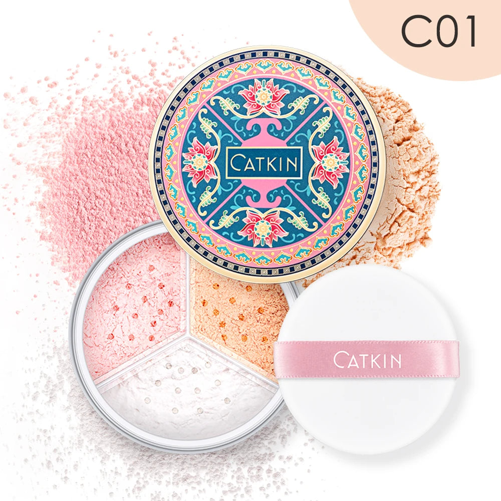 Catkin Trio-Color Lotus Loose Powder 15.6g