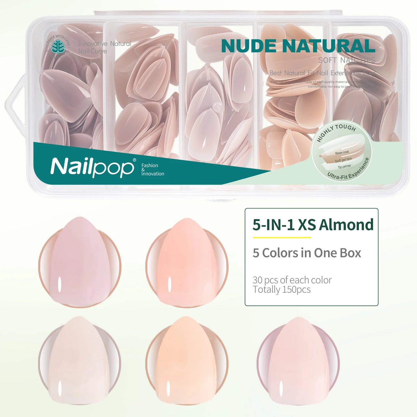 Nailpop Ultra Fit Nude Press On Nails