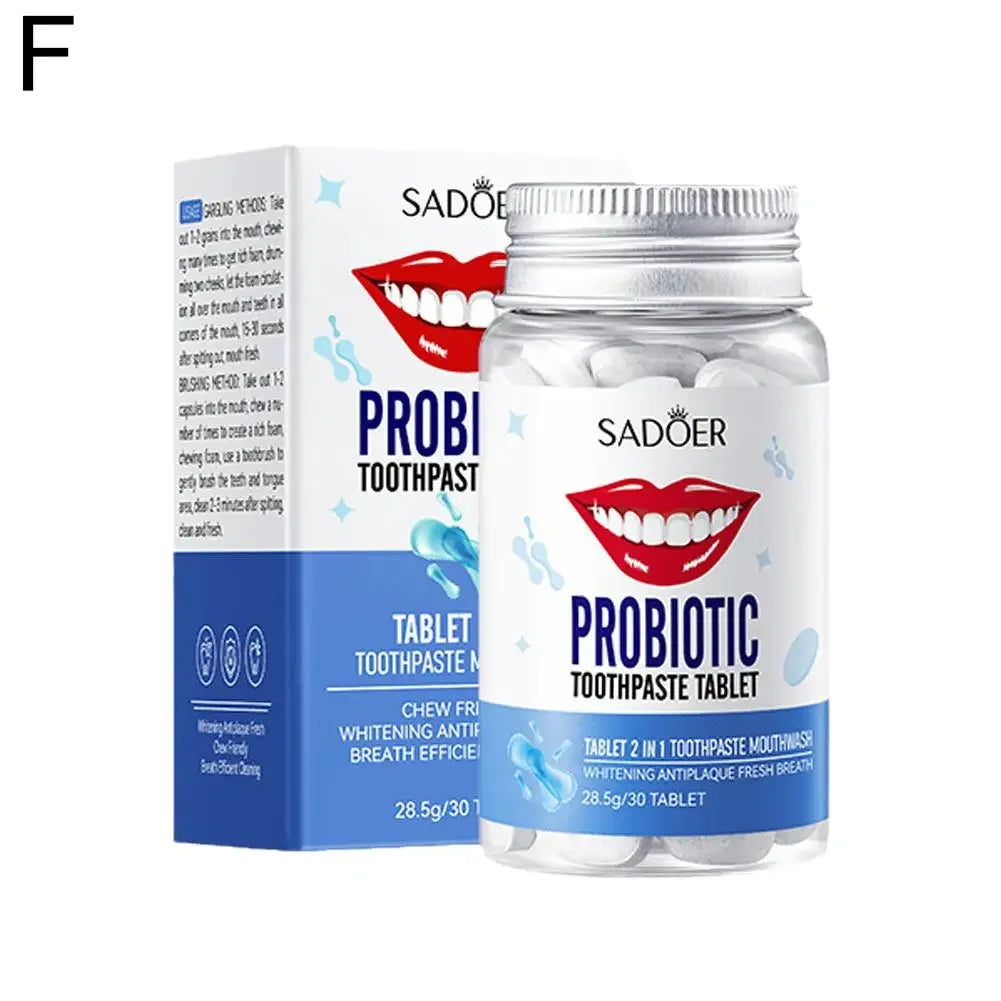 SADOER Dentifricio Solido in Compresse Multigusto (30 Compresse)