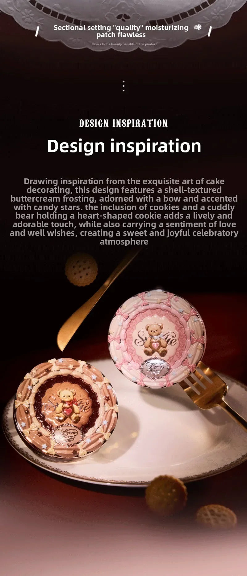 Flower Knows The Sweetie Bear 4 Colori Concealer Palette