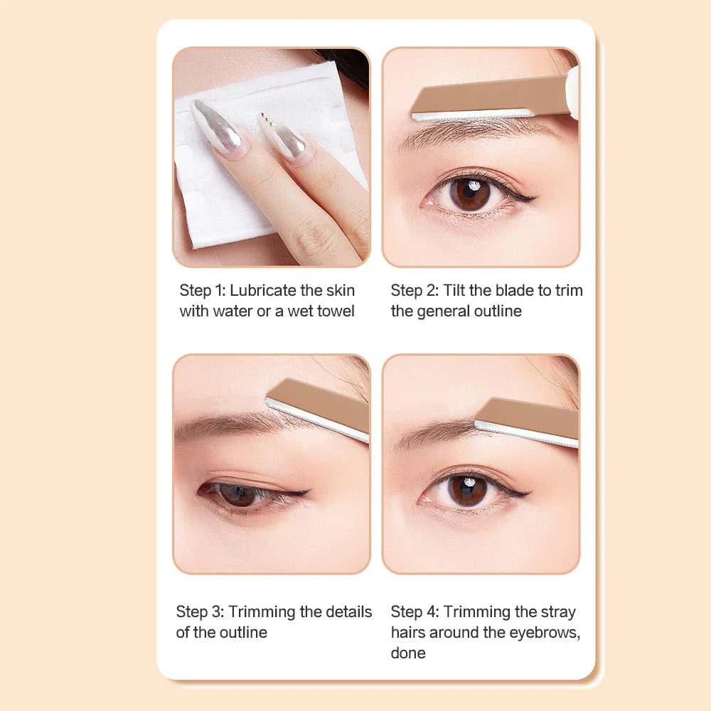 GECOMO Portable Smooth Eyebrow Trimmer – Double Blade 1pz
