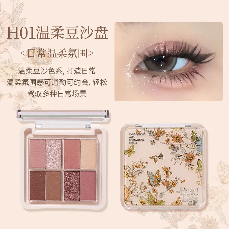 HOLD LIVE – 8 Color Eyeshadow Palette “Butterfly Garden”