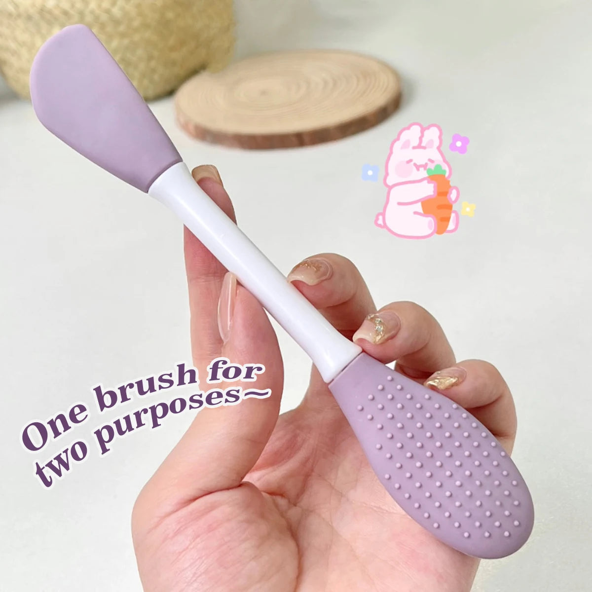 IMAGIC 2-in-1 Silicone Facial Cleansing & Mask Brush