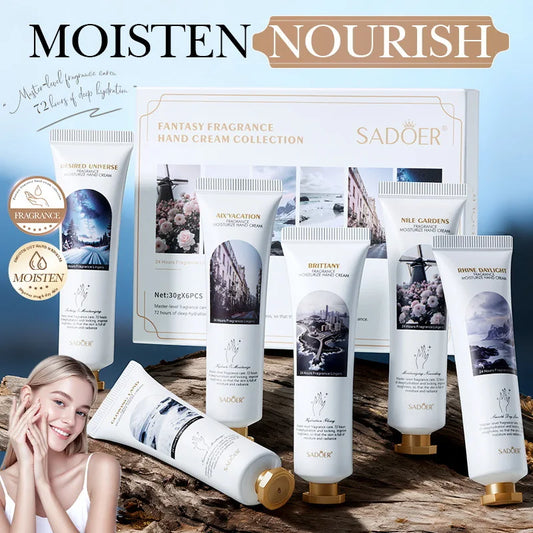 SADOER Fragrance Hand Cream Kit da 6