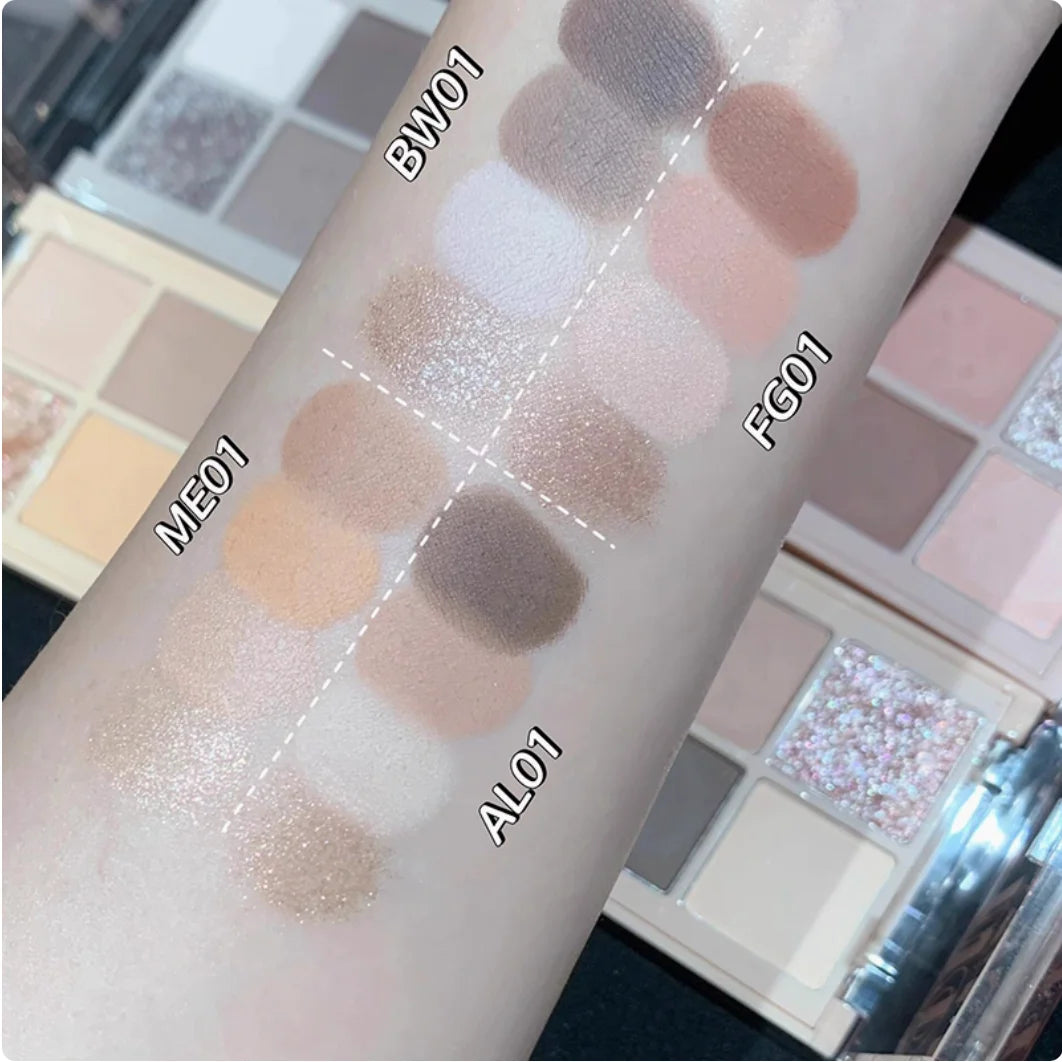 Into You Four-Color Eyeshadow Palette – Minced Potatoes Matte & Earth Tones
