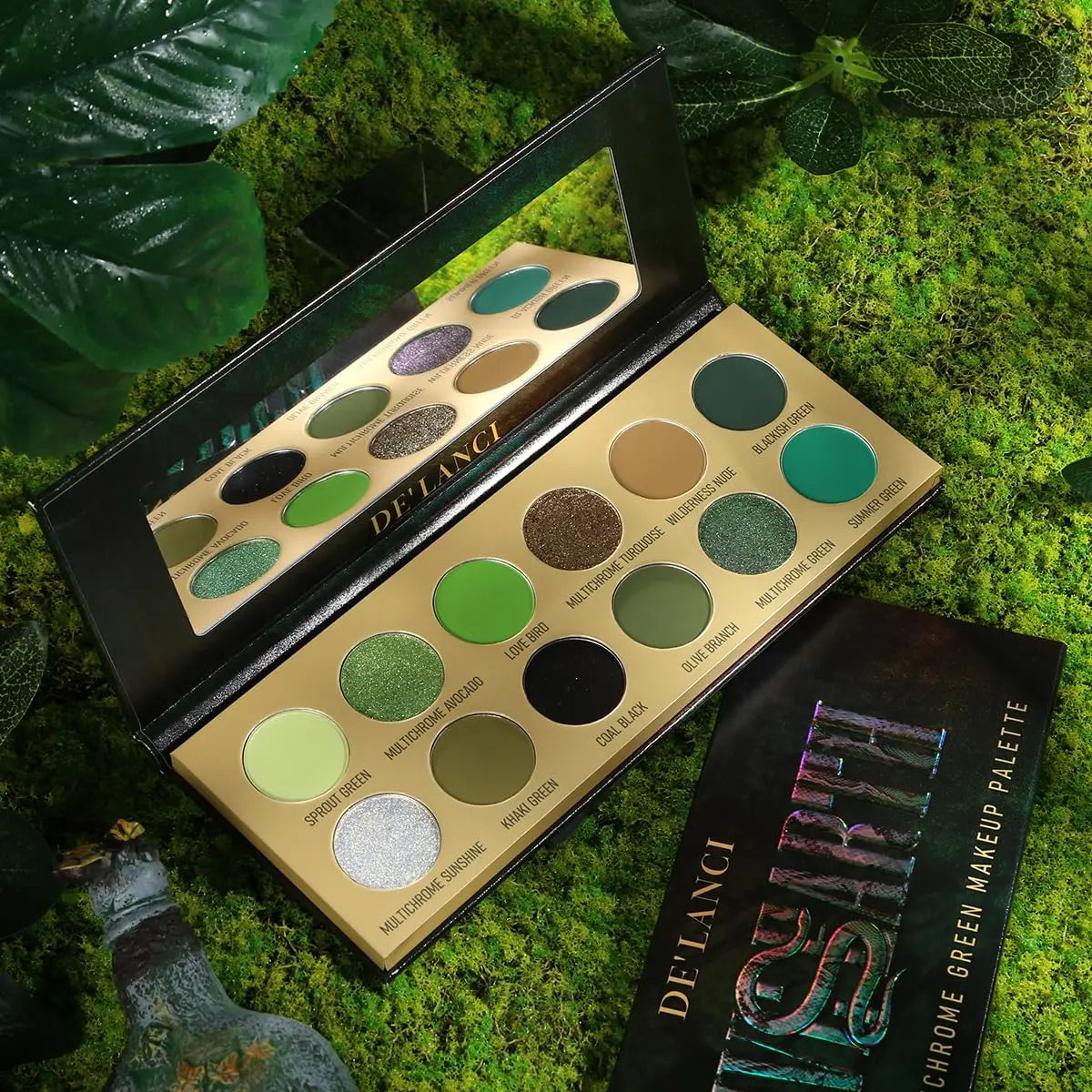 DE‘LANCI – Olive Earth 12 Colors Multichrome Green Palette