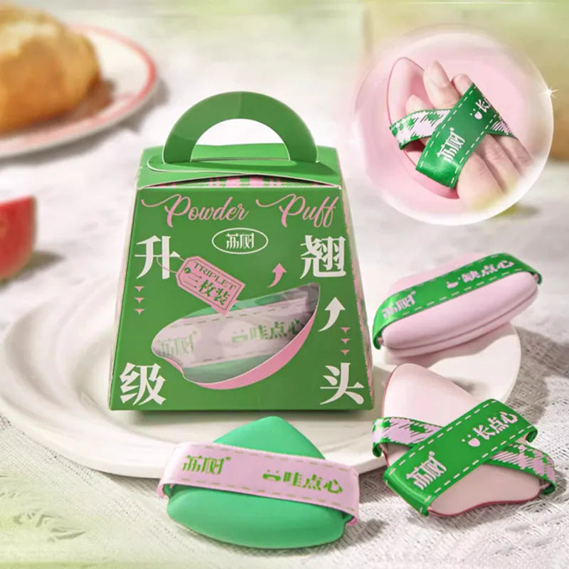 Lishu Set 3 Puff Blender Multiuso