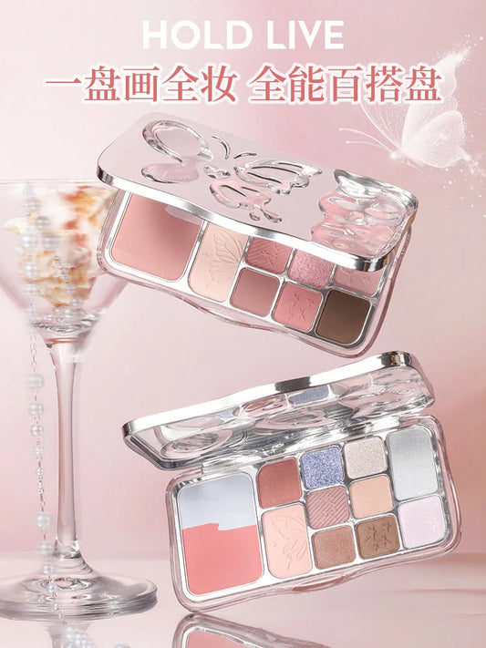 HOLD LIVE – 12 Colors Comprehensive Eyeshadow & Blush Palette
