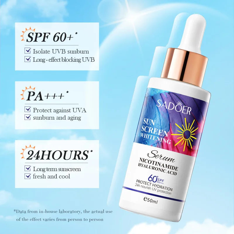 SADOER SPF 60+ Sunscreen Face Serum