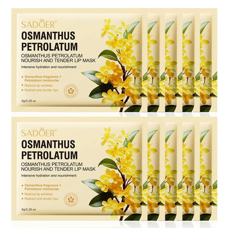 SADOER Osmanthus Crystal Collagen Lip Mask (5/10pz)