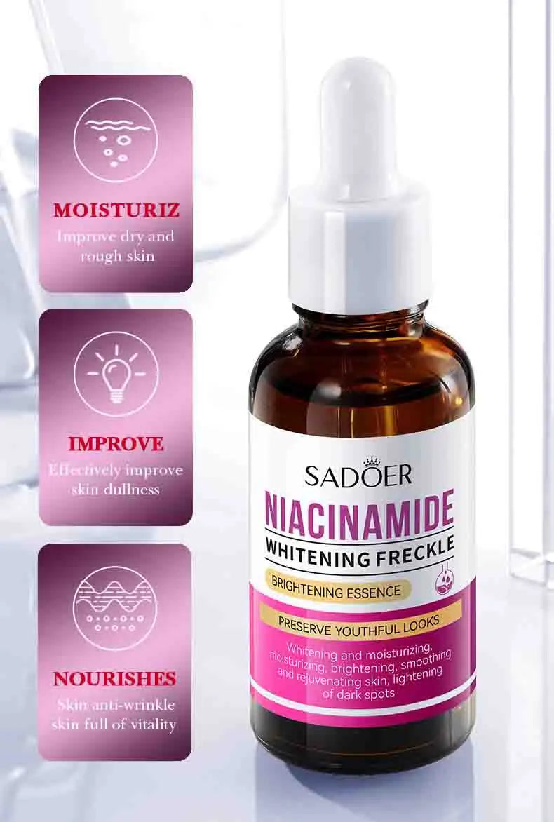 SADOER Fullerene Salicylic Acid Niacinamide Serum Confezione da 3