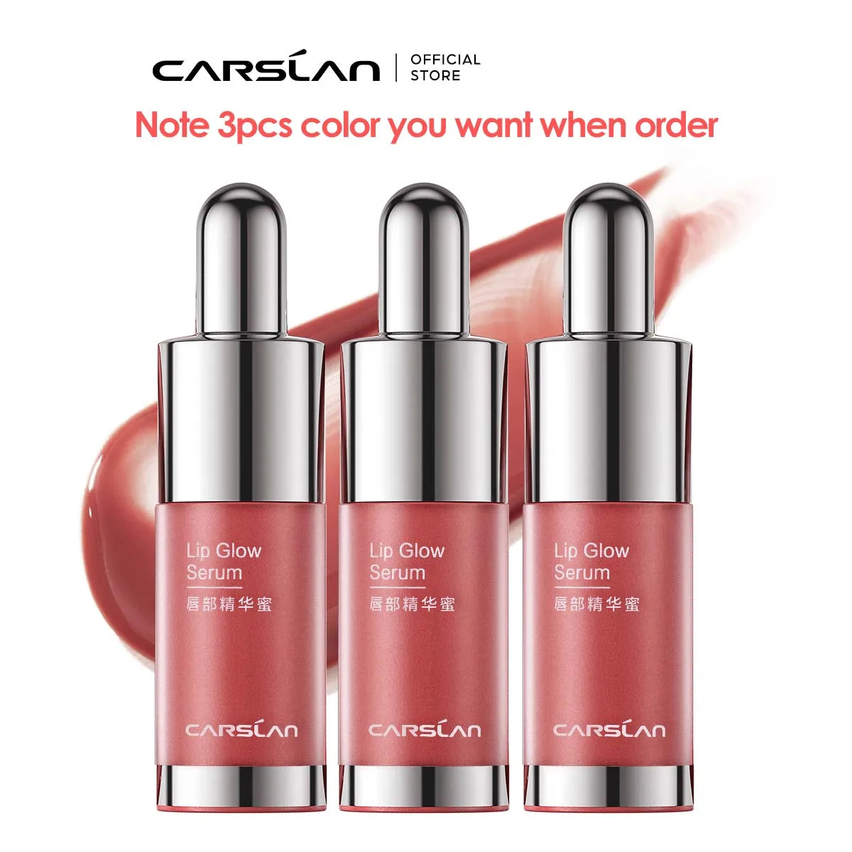 CARSLAN Tinted Lip Glow Serum – Hydrating & Plumping Lip Tint