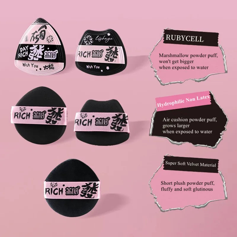 Lishu Set 5 Puff Make-up Multiuso