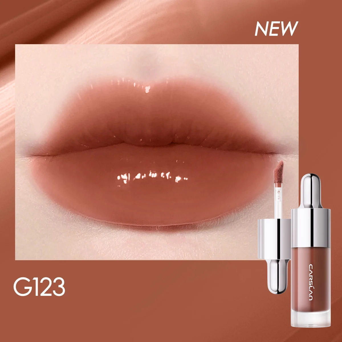 CARSLAN Tinted Lip Glow Serum – Hydrating & Plumping Lip Tint