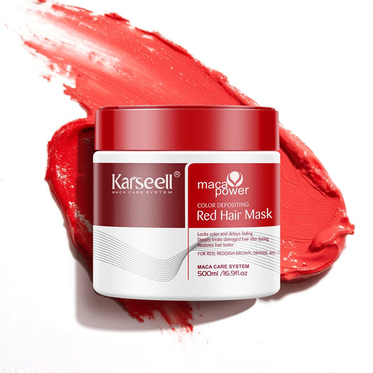 Karseell Color Depositing Red Hair Mask 500ml