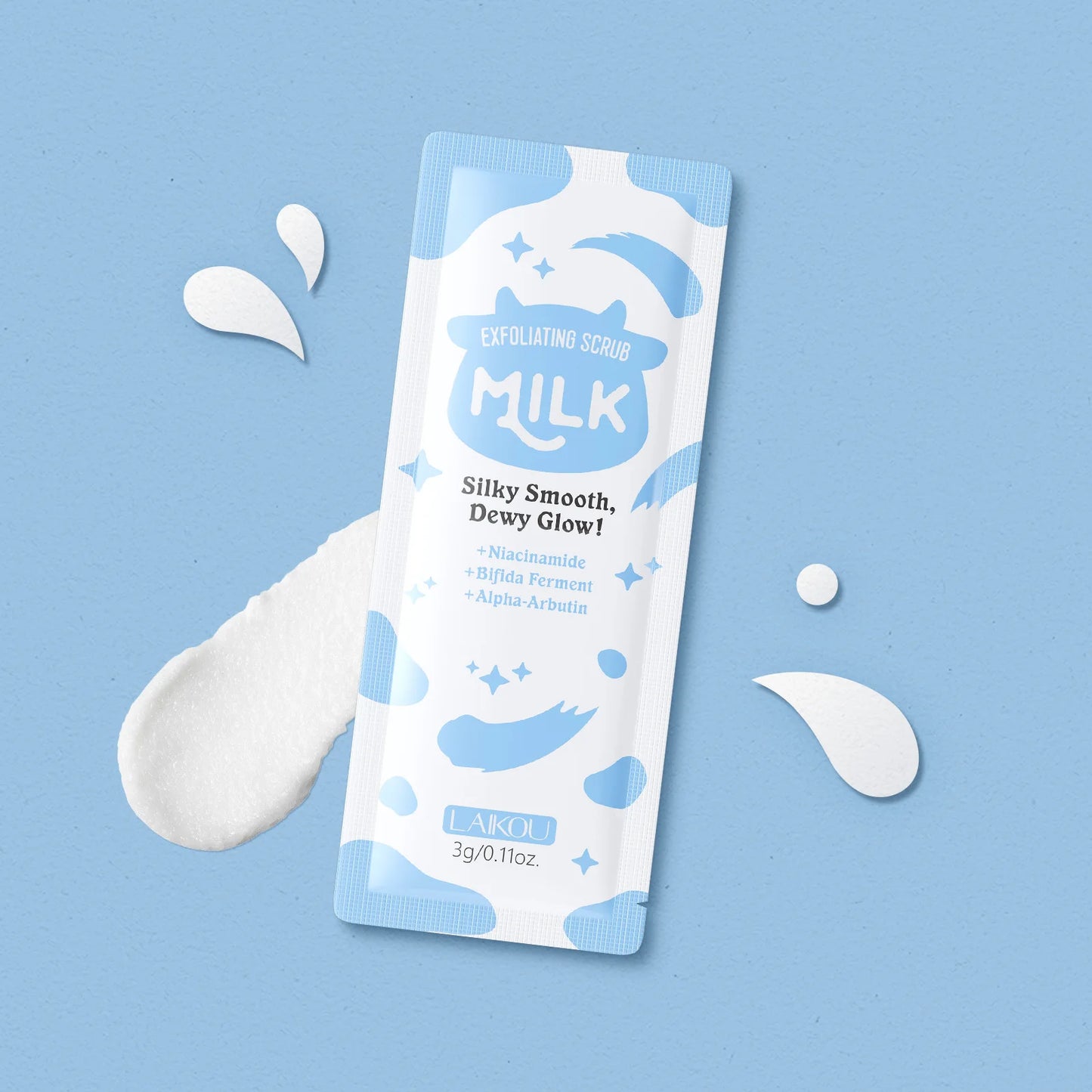 LAIKOU Milk Facial & Body Scrub – Esfoliante Idratante e Delicato