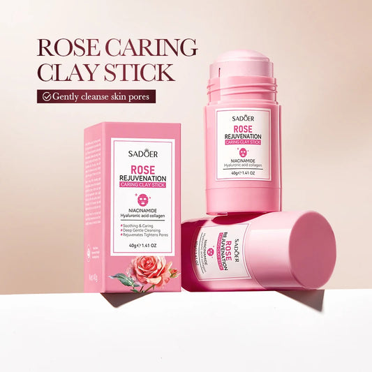 SADOER Rose Stick Clay Mask – Maschera Viso all’Argilla in Stick