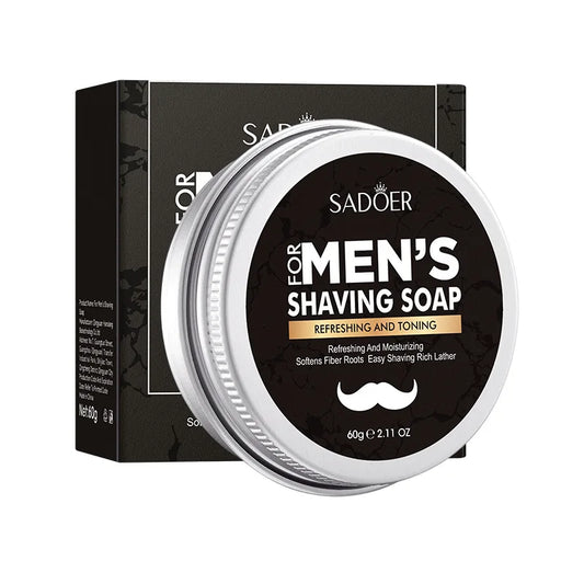 SADOER Men’s Shaving Soap – Sapone da Barba Ammorbidente