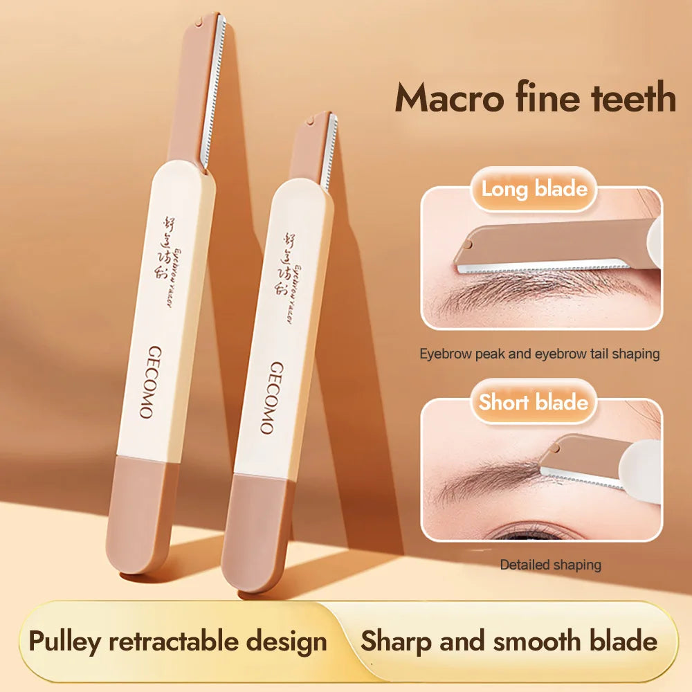 GECOMO Portable Smooth Eyebrow Trimmer – Double Blade 1pz