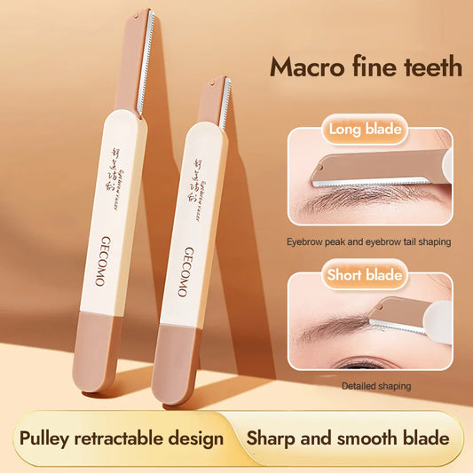 GECOMO Portable Smooth Eyebrow Trimmer – Double Blade 1pz