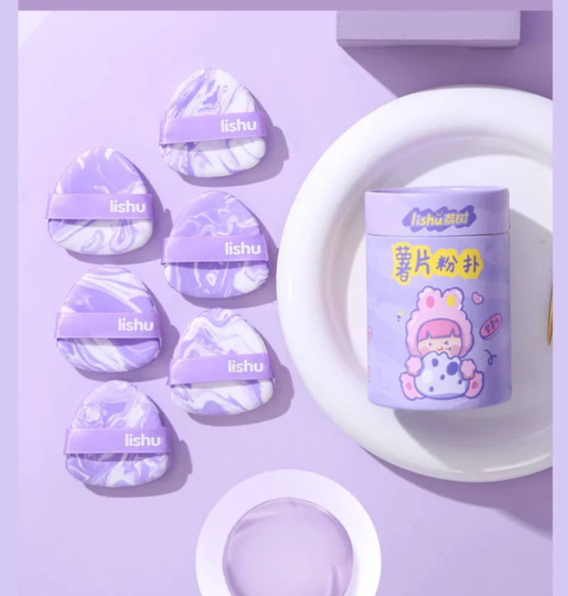 Lishu Set 6 Puff Marble