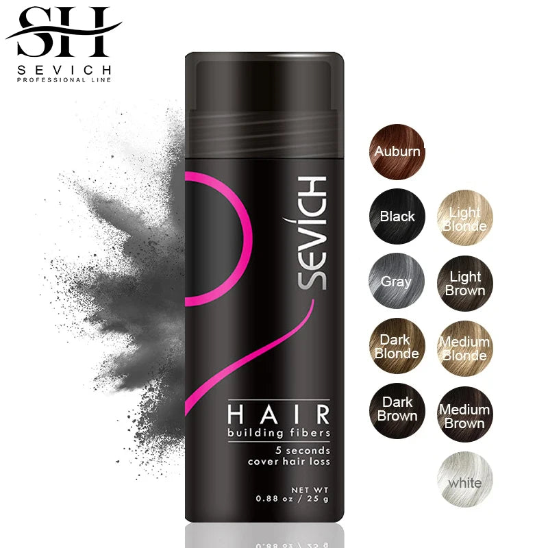 SEVICH Hair Building Fibers – Fibre per Capelli più Folti e Densi