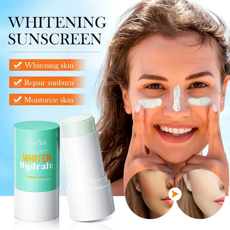 SADOER SPF 60+ Sunscreen Stick – Protezione Solare Viso e Corpo