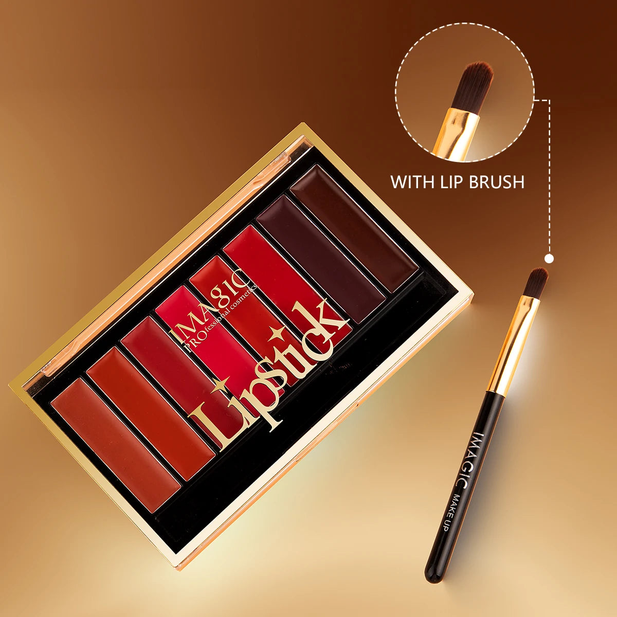 IMAGIC 8-Color Matte Lipstick Palette