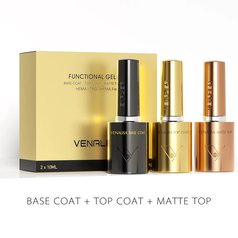 Venalisa 10ml HEMA/TPO Free Base & Top Coat