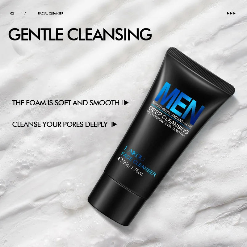 LAIKOU Men Facial Cleanser