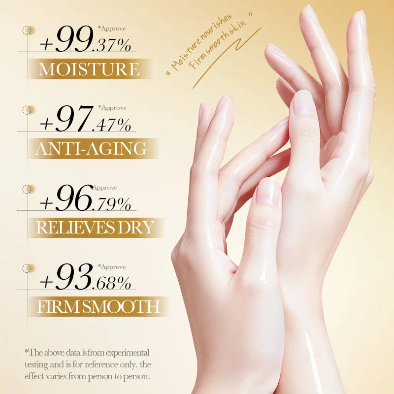 SADOER Collagen Hand Mask – Idratazione, Esfoliazione e Anti-età (5 paia)