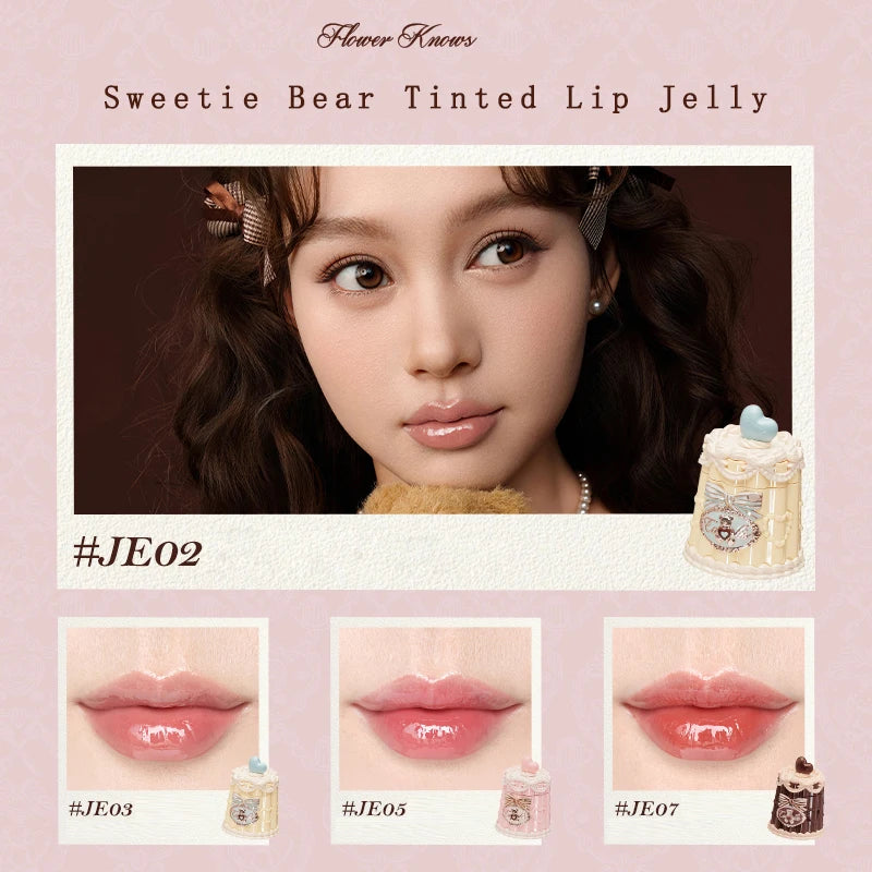 Flower Knows The Sweetie Bear Coating Lip Jelly 5g