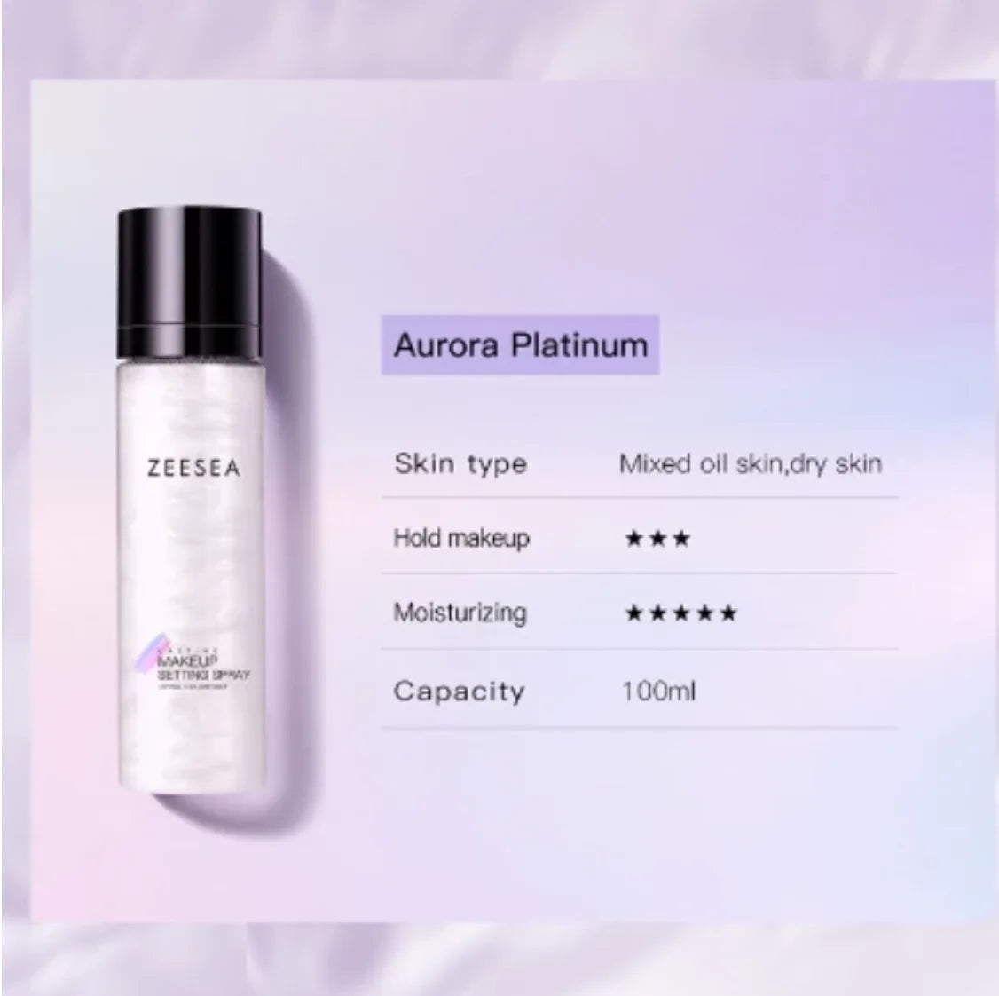 ZEESEA Milky Way Matte Makeup Setting Spray