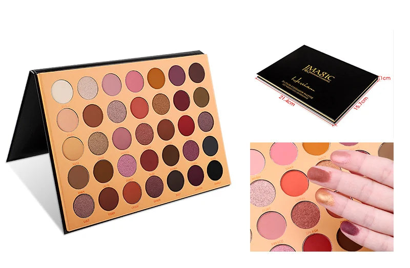 IMAGIC Professional 35-Color Eyeshadow Palette