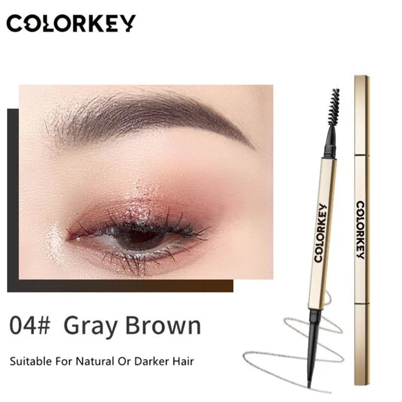 Colorkey Double-Ended Eyebrow Pencil – Waterproof & Long-Lasting