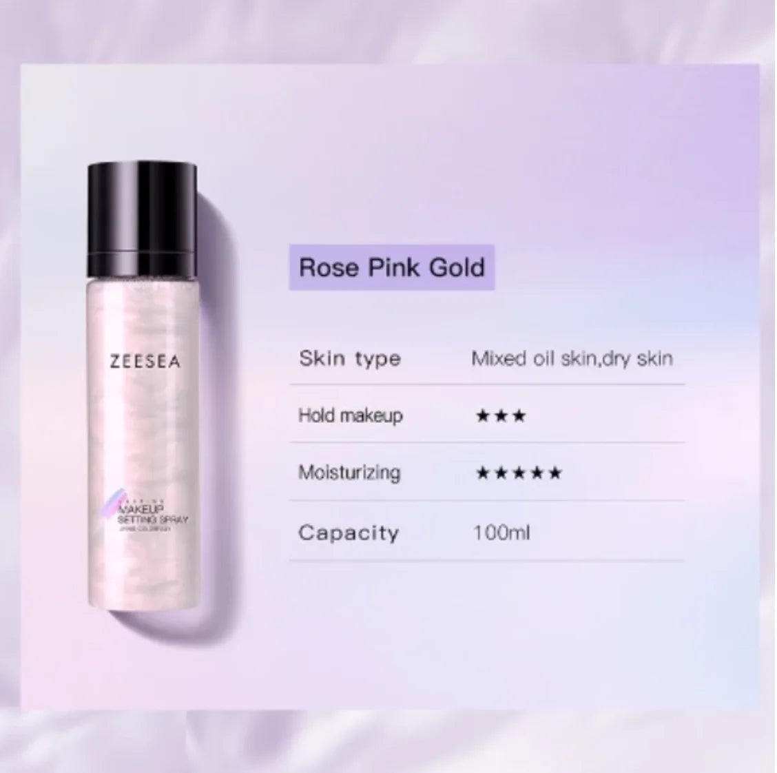 ZEESEA Milky Way Matte Makeup Setting Spray