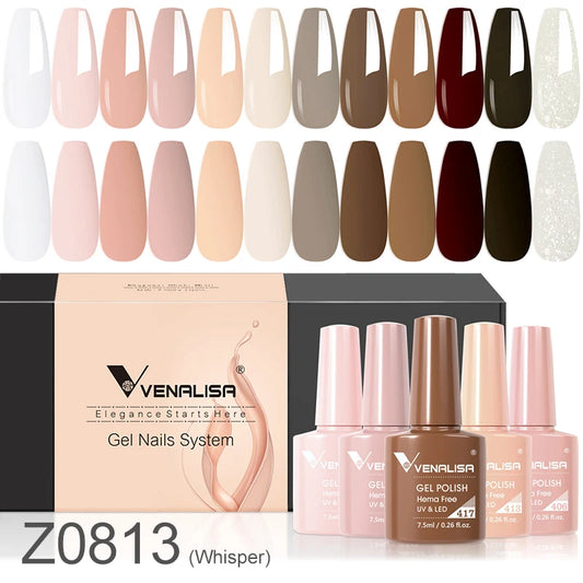 Venalisa Color Gel Semipermanente Kit – 6/12 Colori
